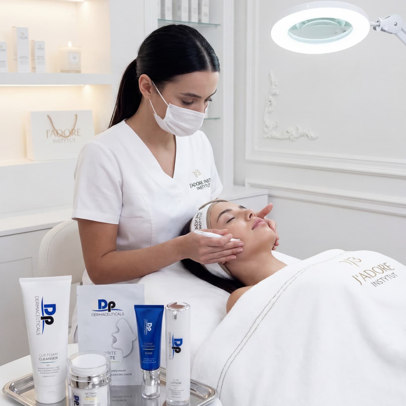 Fractional mesotherapy / Dermapen — treatment at J'adore Instytut — Makeup removal and cleansing