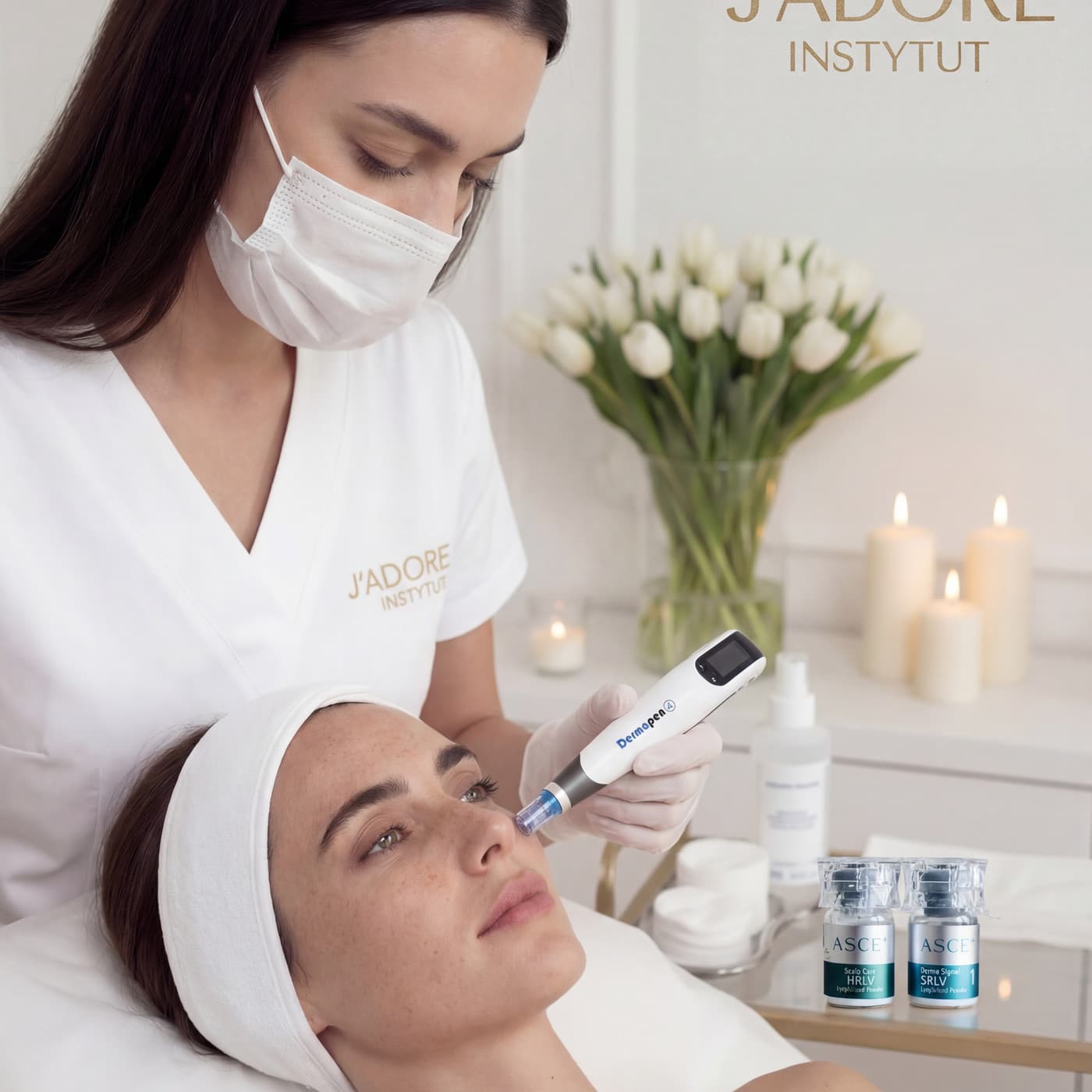 Fractional mesotherapy / Dermapen — treatment at J'adore Instytut — Numbing cream (EMLA)