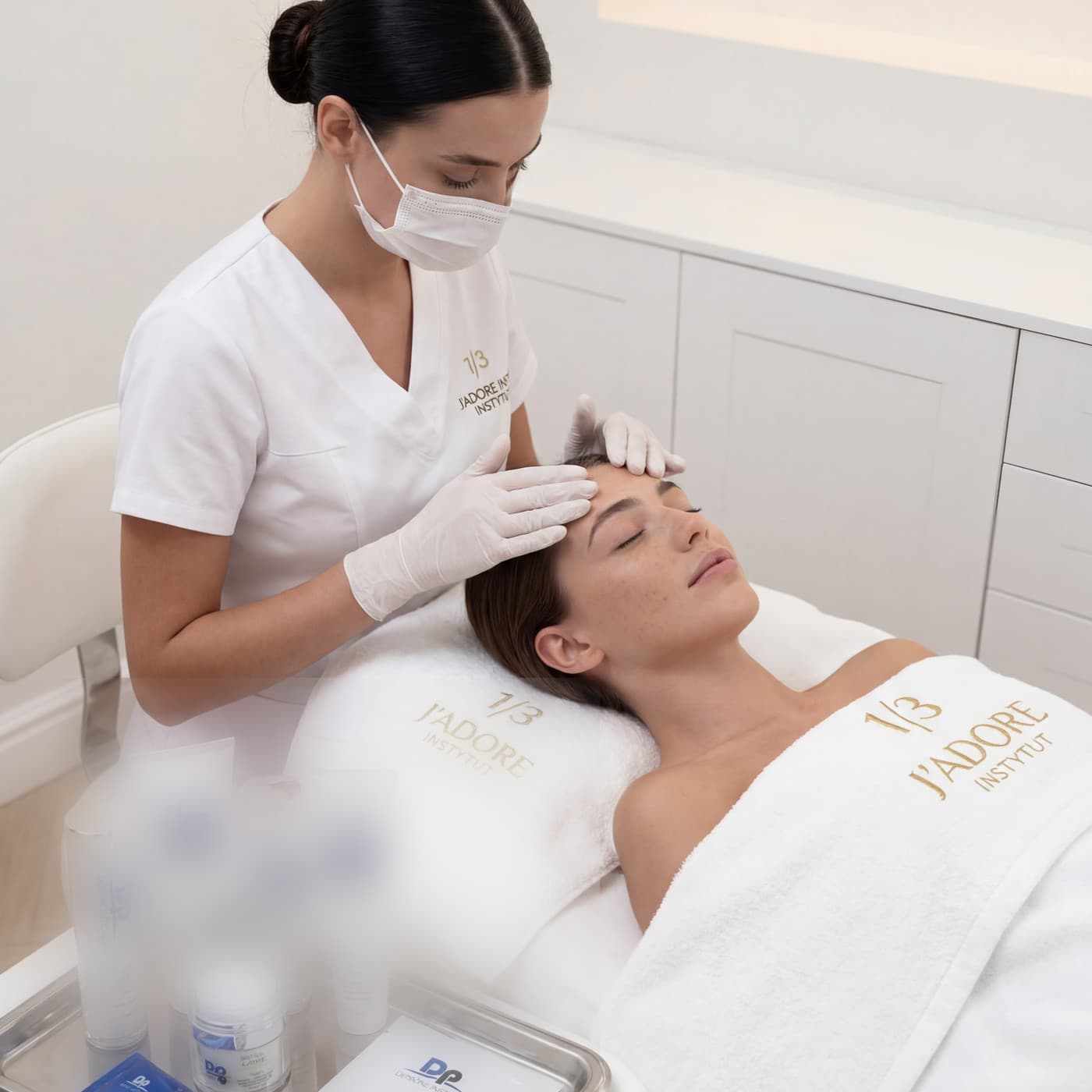 Fractional mesotherapy / Dermapen — treatment at J'adore Instytut — Serum infusion through the open channels