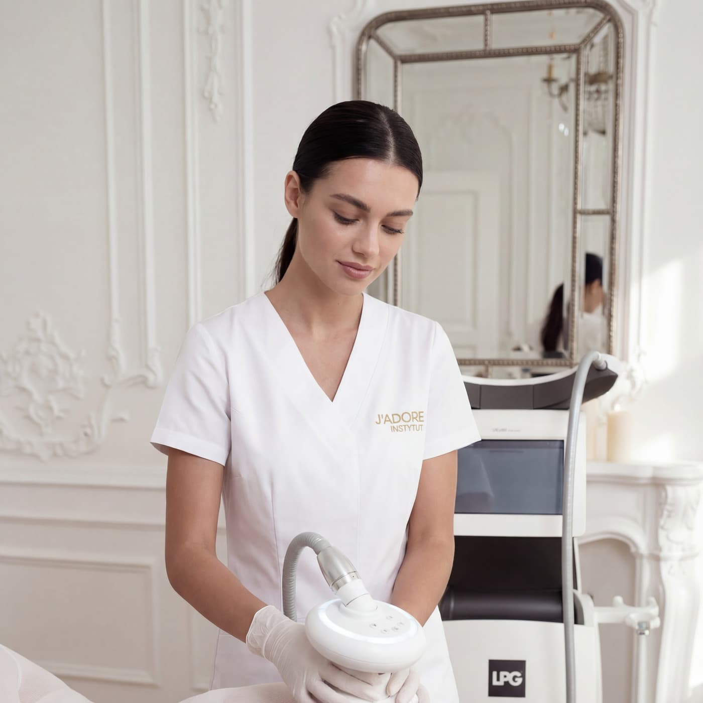 LPG endermology (Alliance) — treatment at J'adore Instytut — Preparation
