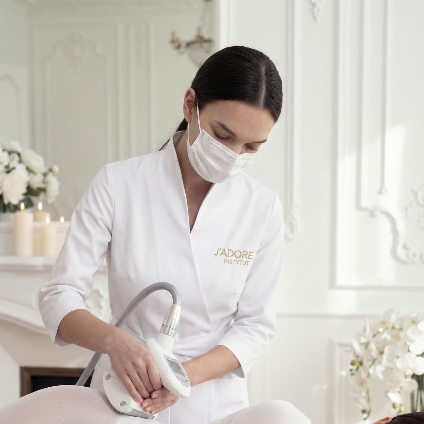Endermologia LPG (Alliance) — zabieg w J'adore Instytut — Praca głowicą