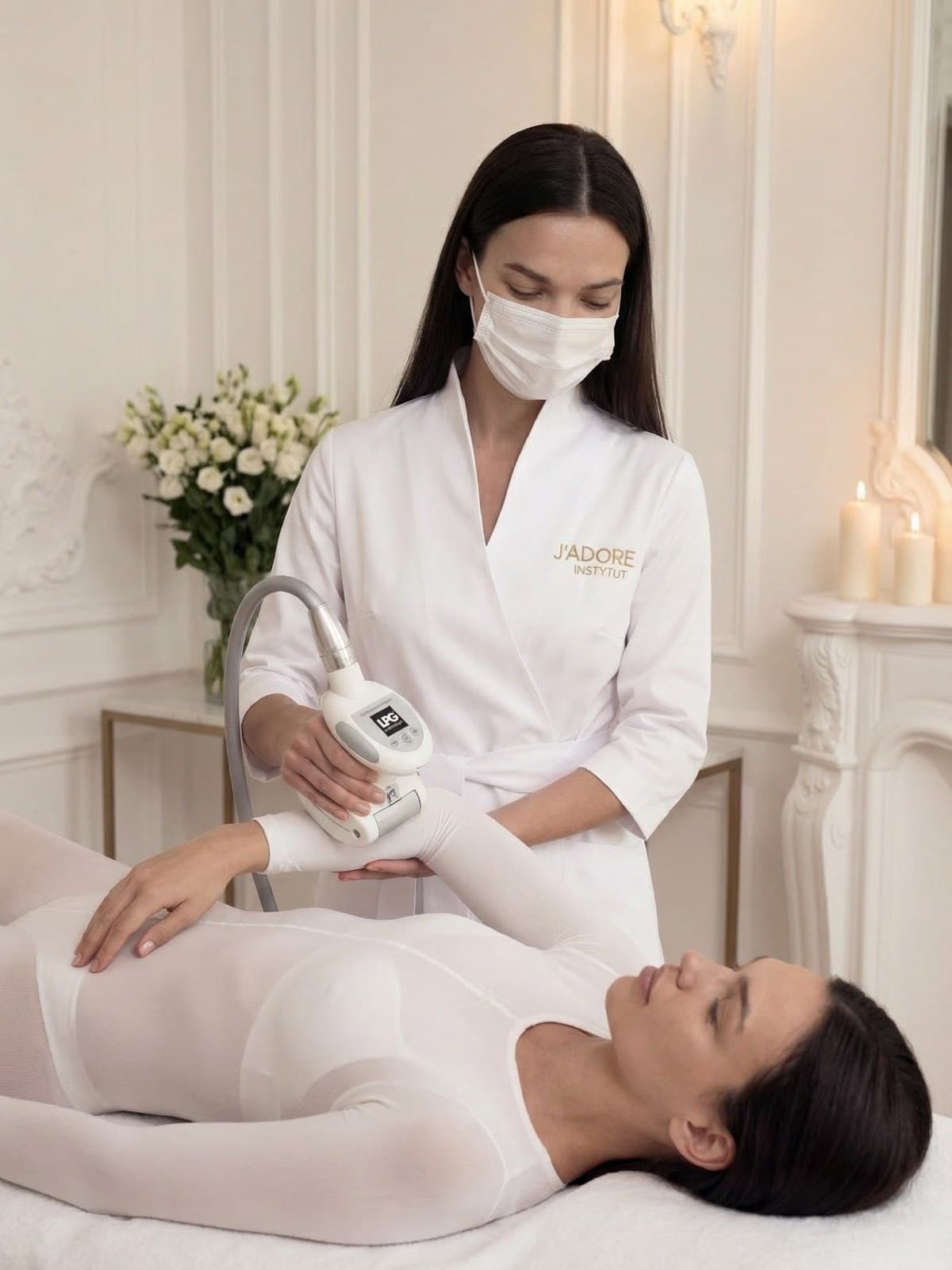 Ergolift (facial endermology) — treatment at J'adore Instytut — Applicator work