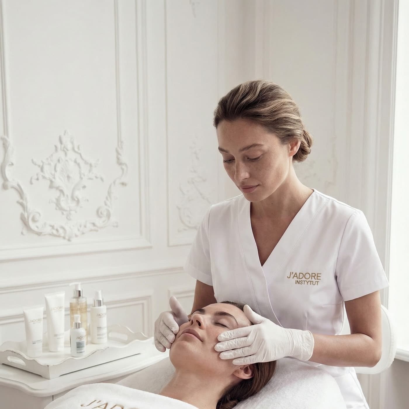 IPL photorejuvenation / DYE-VL — treatment at J'adore Instytut — Patch test