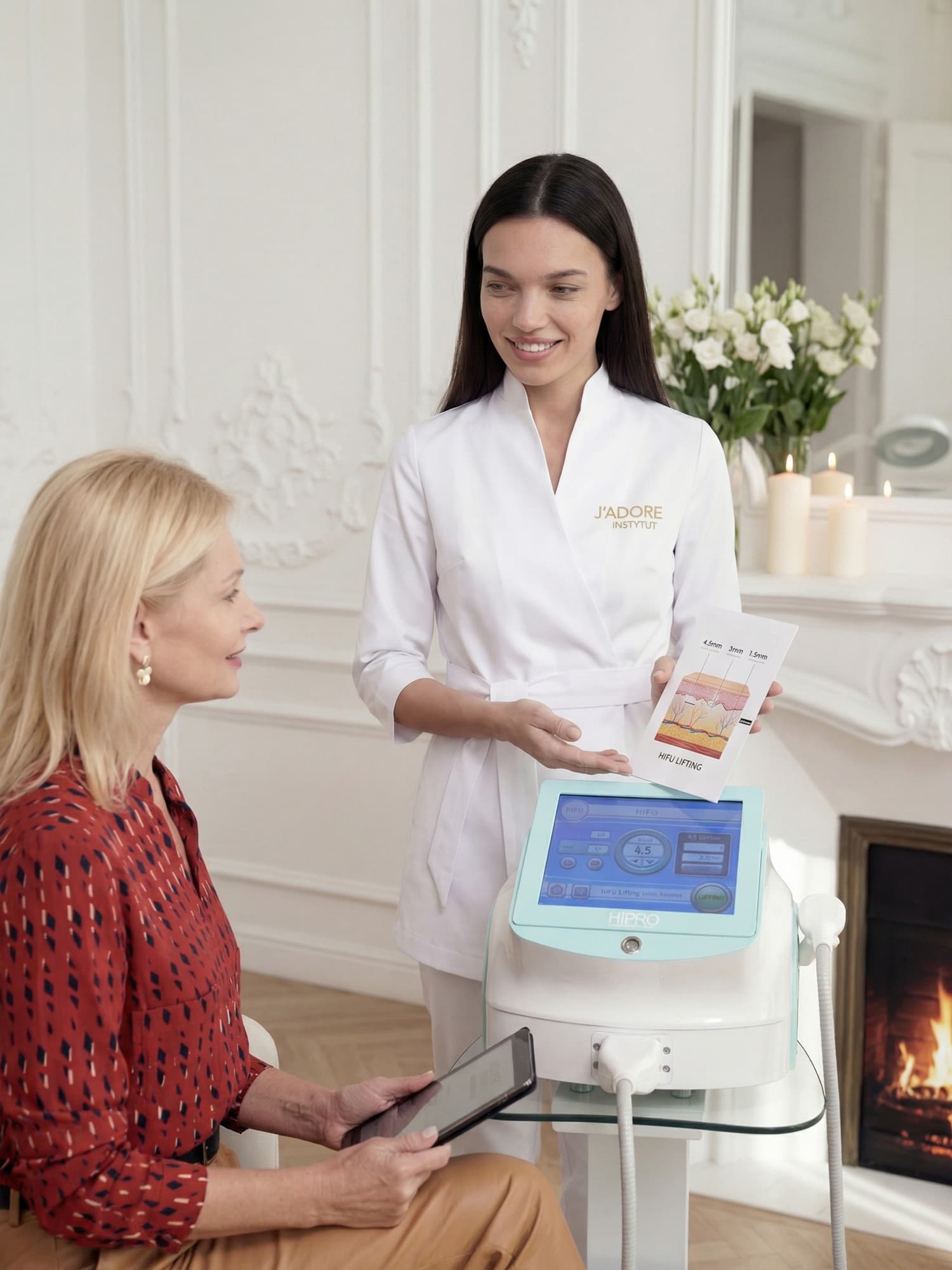 HIFU (BTL HIPRO / Ultraformer) — behandeling in J'adore Instytut — preparaat