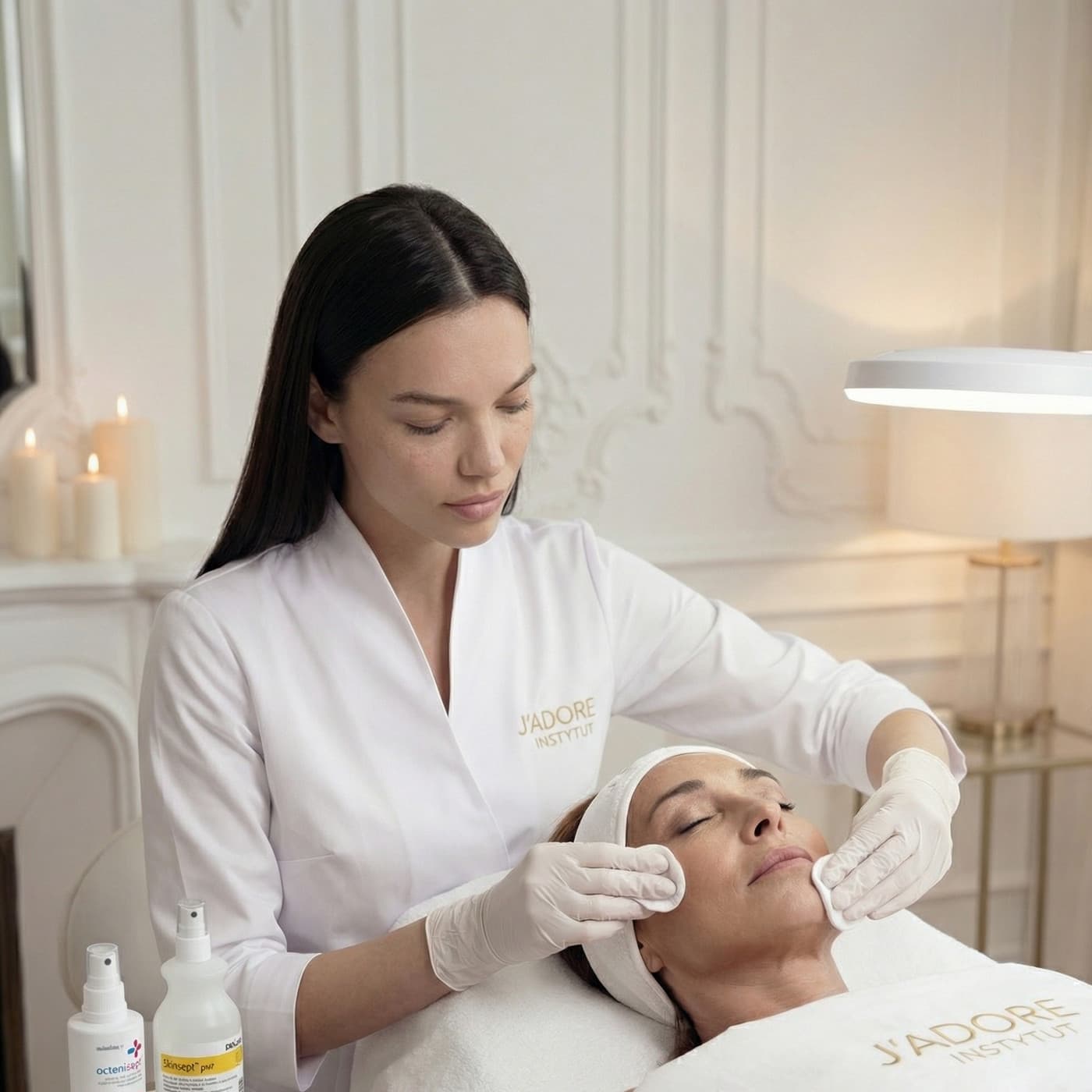Injectable collagen — treatment at J'adore Instytut — Preparation