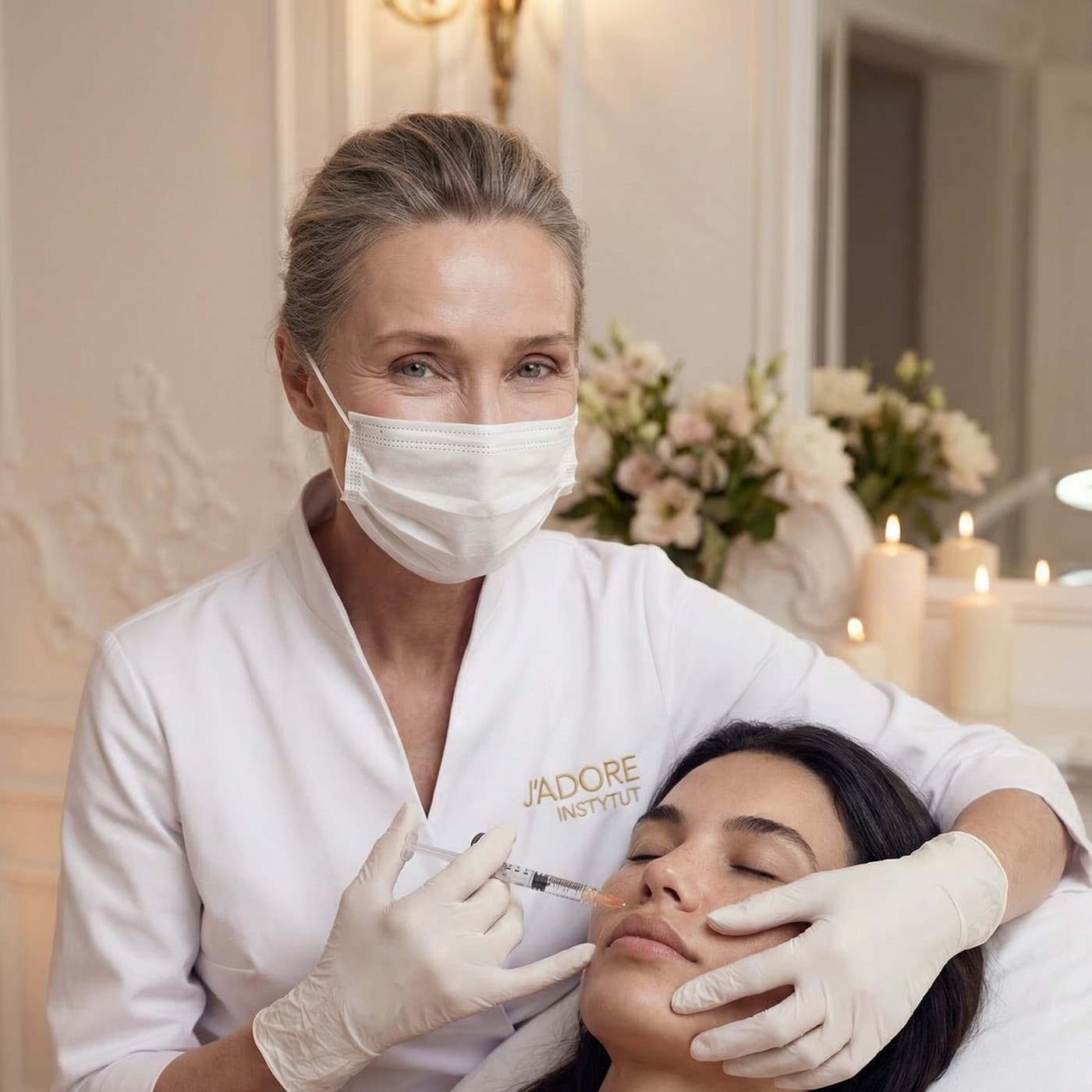 HA fillers — wrinkles and folds — treatment at J'adore Instytut — After the treatment