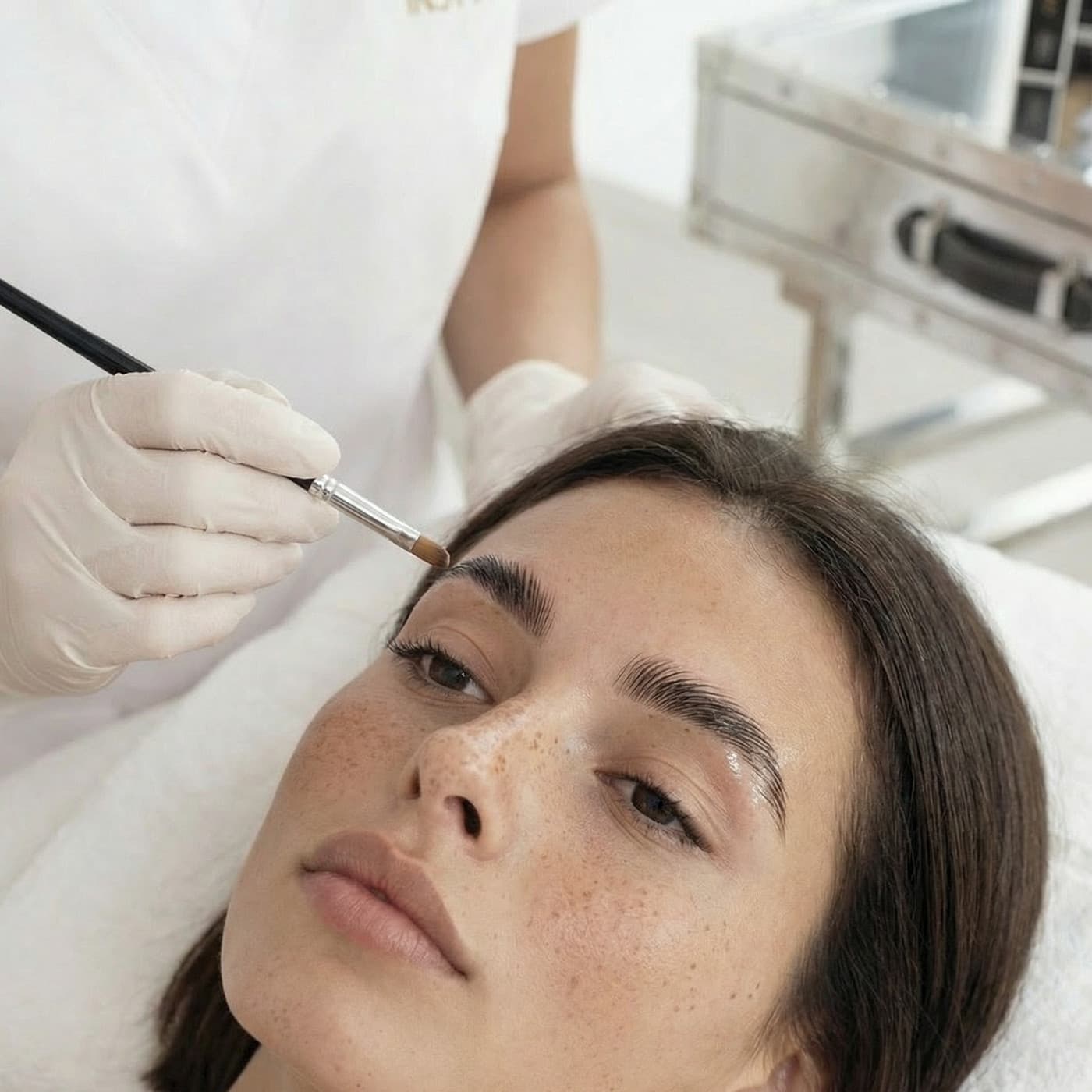 Brow lamination — treatment at J'adore Instytut — Setting