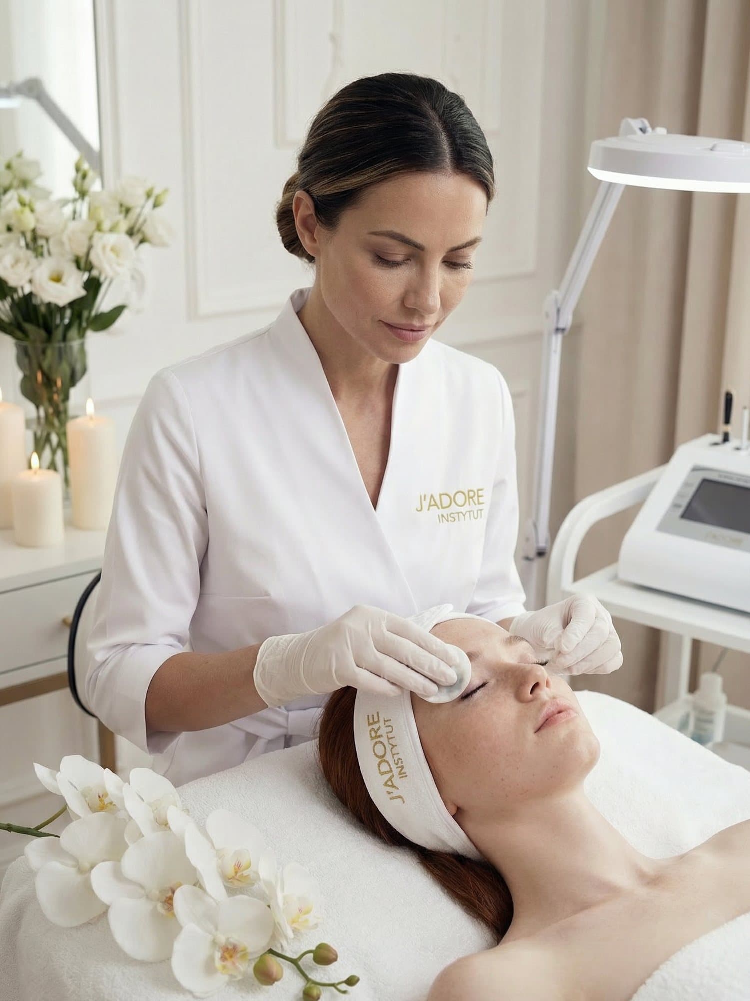 Lash lift and lamination — treatment at J'adore Instytut — A brief chat and rod selection