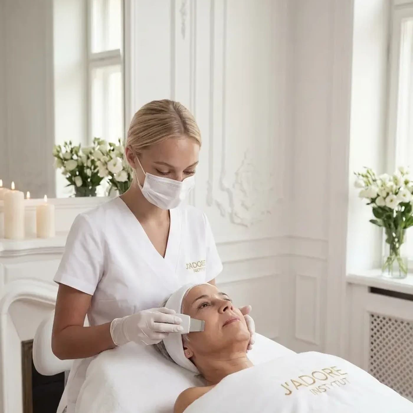 Diamond microdermabrasion — treatment at J'adore Instytut — Consultation & skin assessment