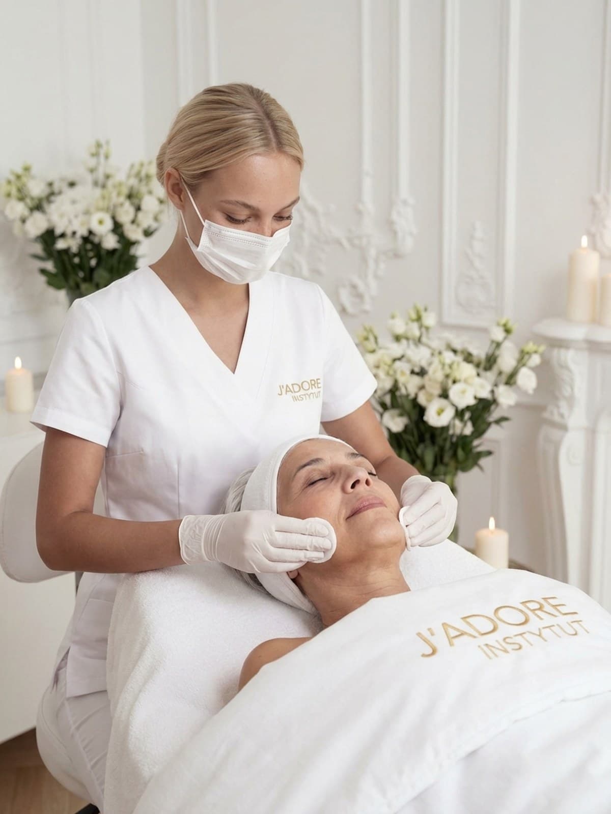 Manual extraction — treatment at J'adore Instytut — Enzyme peel