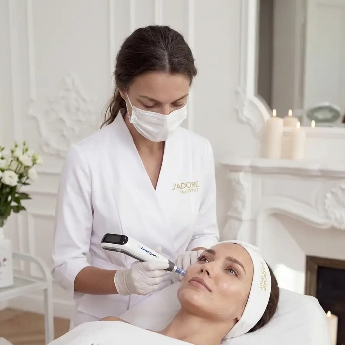 Biomimetic Peptide — treatment at J'adore Instytut — Soothing mask and SPF protection