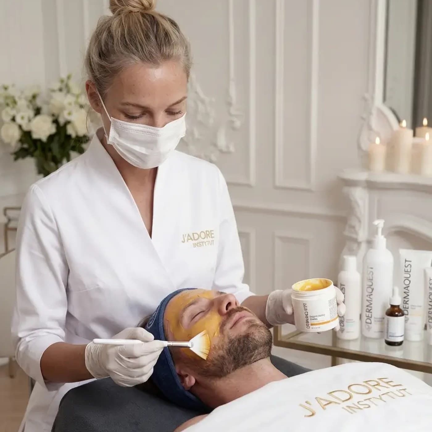 Azelaic Peel (DermaQuest) — treatment at J'adore Instytut — Degreasing the skin