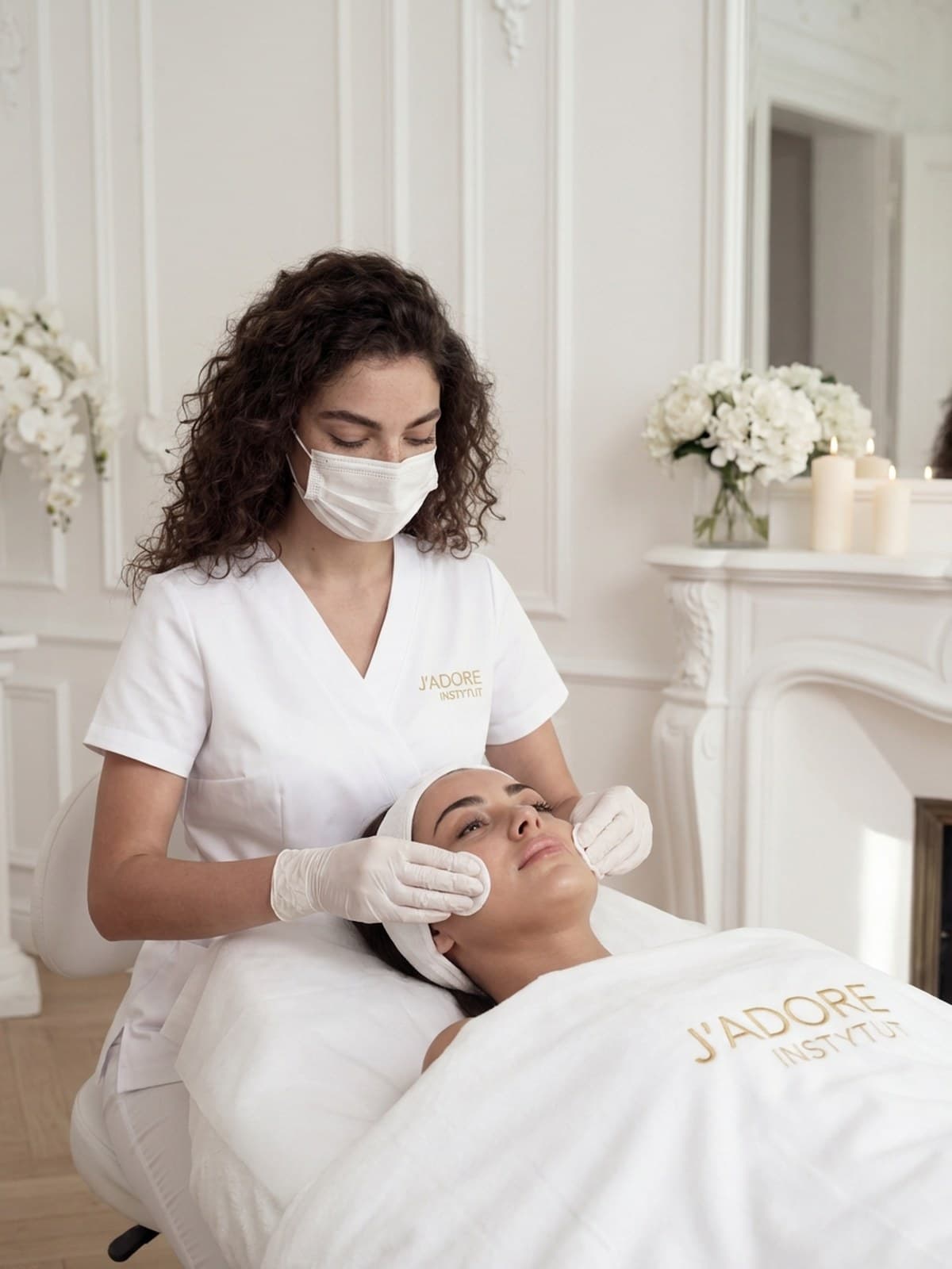 Skeyndor — treatment at J'adore Instytut — Application of active products