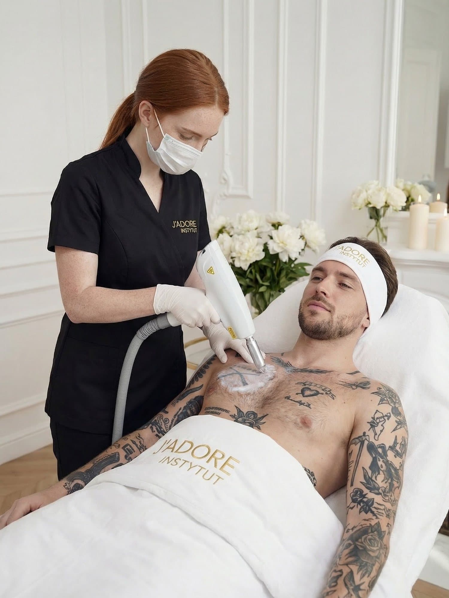 Tattoo removal (Q-Switch Nd:YAG 1064/532) — treatment at J'adore Instytut — Consultation and tattoo assessment
