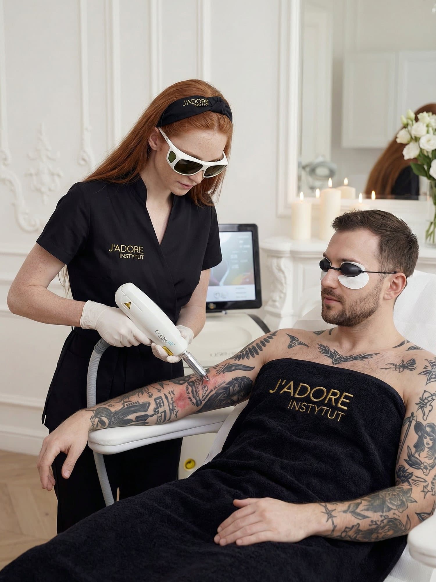 Tattoo removal (Q-Switch Nd:YAG 1064/532) — treatment at J'adore Instytut — Aftercare and guidance