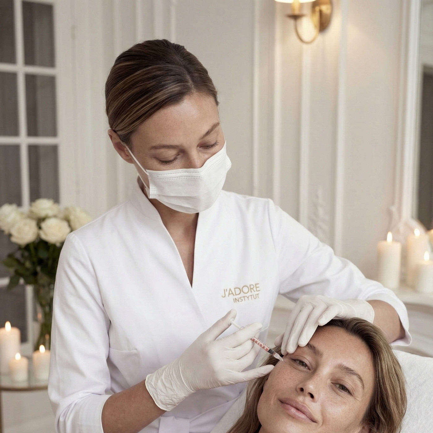 Botox — expression lines — for her