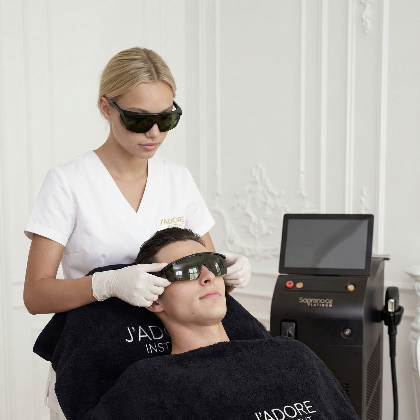 Depilacja laserowa — dla niego
